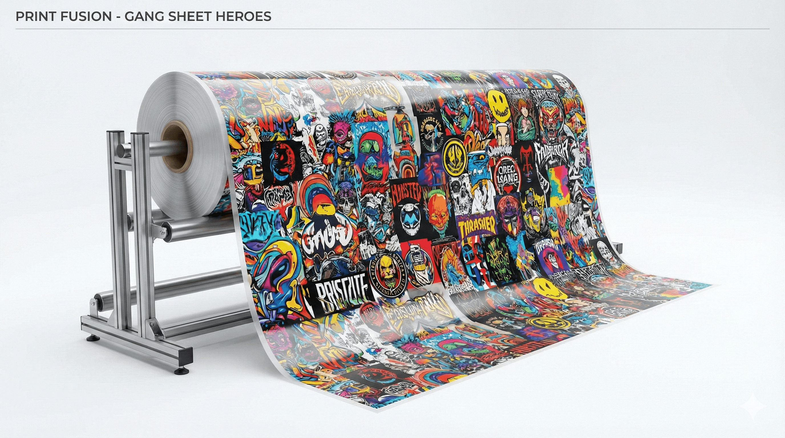DTF Gang Sheets - Futuristic Printing
